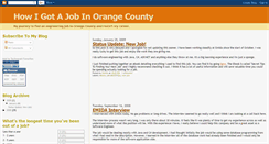 Desktop Screenshot of howigotajobinorangecounty.blogspot.com