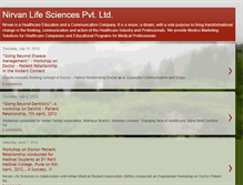 Tablet Screenshot of nirvanlifesciences.blogspot.com