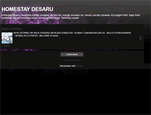 Tablet Screenshot of desaruhomestay.blogspot.com