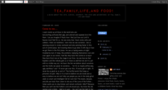 Desktop Screenshot of allthingsteafamilyandfood.blogspot.com