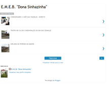 Tablet Screenshot of donasinhazinha.blogspot.com