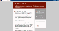 Desktop Screenshot of blackwomenworking.blogspot.com