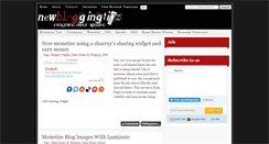 Desktop Screenshot of newbloggingtipz.blogspot.com