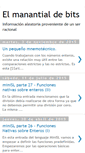 Mobile Screenshot of elmanantialdebits.blogspot.com