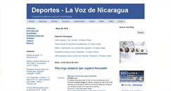 Desktop Screenshot of deportes-lavozdenicaragua.blogspot.com