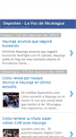 Mobile Screenshot of deportes-lavozdenicaragua.blogspot.com