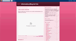 Desktop Screenshot of cristinamatias23.blogspot.com