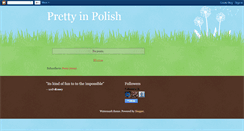 Desktop Screenshot of prettyinp0lish.blogspot.com