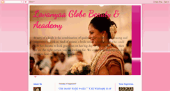 Desktop Screenshot of lavanyaaglobebeautyacademy.blogspot.com