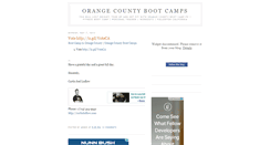 Desktop Screenshot of orangecountybootcamps.blogspot.com
