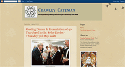 Desktop Screenshot of crawleycatenian.blogspot.com