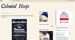 Desktop Screenshot of colonialhoops.blogspot.com