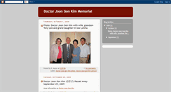 Desktop Screenshot of doctorjoongonkim.blogspot.com
