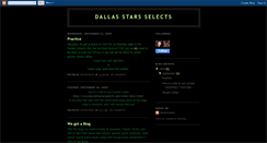 Desktop Screenshot of dallasstarsselects.blogspot.com