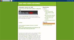 Desktop Screenshot of easy-web-video.blogspot.com