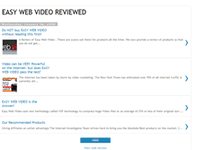 Tablet Screenshot of easy-web-video.blogspot.com