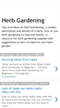 Mobile Screenshot of herb-garden-tips.blogspot.com