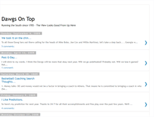 Tablet Screenshot of dawgsontop.blogspot.com