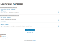 Tablet Screenshot of losmejoresmonologos.blogspot.com