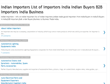 Tablet Screenshot of indian-importers.blogspot.com