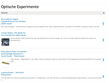 Tablet Screenshot of optische-experimente.blogspot.com