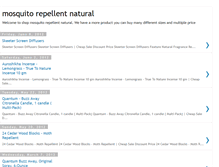 Tablet Screenshot of mosquitorepellentnatural.blogspot.com