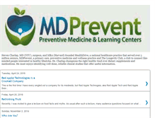 Tablet Screenshot of mdprevent.blogspot.com