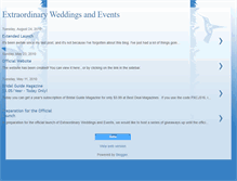 Tablet Screenshot of extraordinaryweddingsandevents.blogspot.com