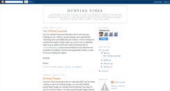 Desktop Screenshot of huntingvines.blogspot.com