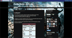 Desktop Screenshot of dailydoseofdota.blogspot.com