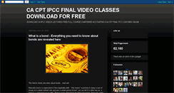 Desktop Screenshot of caipccfinalcptvideoclasses.blogspot.com