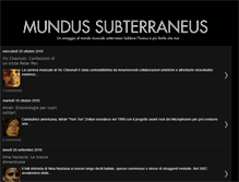 Tablet Screenshot of mundussubterraneusblog.blogspot.com