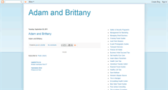 Desktop Screenshot of brittanyandadamboccher.blogspot.com