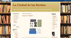 Desktop Screenshot of laciudaddelasbestiascim.blogspot.com