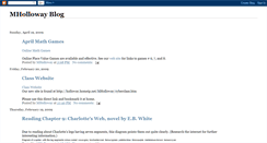 Desktop Screenshot of mhollowayblog.blogspot.com