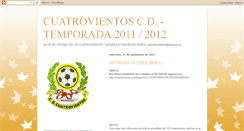 Desktop Screenshot of cdcuatrovientos.blogspot.com