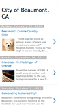 Mobile Screenshot of cityofbeaumontca.blogspot.com