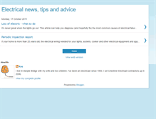 Tablet Screenshot of cheshireelectric.blogspot.com