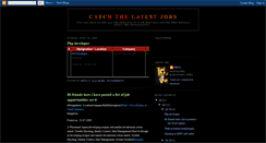 Desktop Screenshot of catchthelatestjobs-siva.blogspot.com