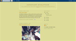 Desktop Screenshot of constant-evolution.blogspot.com