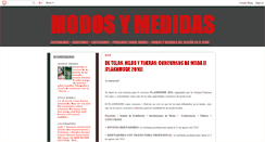 Desktop Screenshot of modosymedidas.blogspot.com