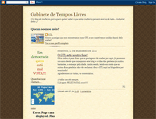 Tablet Screenshot of gabinetedetemposlivres.blogspot.com