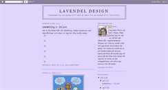 Desktop Screenshot of lavendeldesignsverige.blogspot.com
