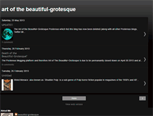 Tablet Screenshot of beautiful-grotesque.blogspot.com