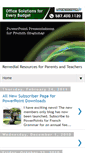 Mobile Screenshot of powerpointsforfrench.blogspot.com