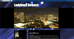 Desktop Screenshot of ladyboysbeware.blogspot.com