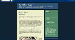 Desktop Screenshot of myoldfordranger.blogspot.com