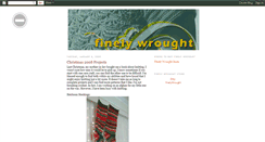 Desktop Screenshot of finelywrought.blogspot.com