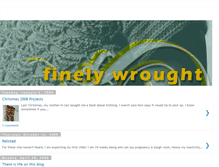 Tablet Screenshot of finelywrought.blogspot.com