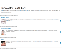 Tablet Screenshot of homeopathy-health-care.blogspot.com